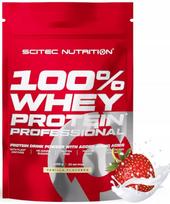 Išrūgų baltymai Scitec Nutrition 100% Whey Protein Professional 1000 g, braškių skonio