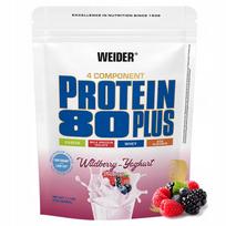 Proteino milteliai WEIDER Protein 80 Plus 500g mėlynių, isolate ir kazeinas