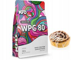 Baltymų papildas KFD WPC 80 milteliai 750g CINAMON ROLLS skonis