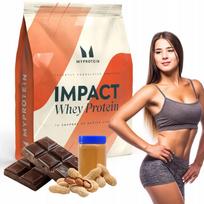 Baltyminiai milteliai MYPROTEIN Impact Whey Protein 870g, šokolado ir sviesto skonio