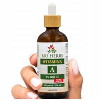Vitaminas A 25000 IU aliejuje, 100 ml