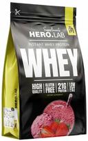 Išrūgų baltymai HIRO.LAB WPC, braškiniai, 750 g