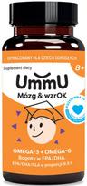 Maisto papildas UMMU Brain & Vision 8+ Omega 3, Omega 6, EPA, DHA, 120 kapsulių