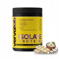 Baltyminiai milteliai VERVALAB ISOLATE PROTEIN 500g, baltojo šokolado ir kokoso skonio WPI