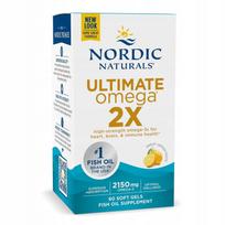 Maisto papildas Nordic Naturals Ultimate Omega-3 2X LOW TOTOX, iki 2150 mg