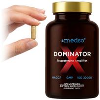 Maisto papildas Dominator X Testosterone Libido Fertility Tribulus Booster, 100 kaps.