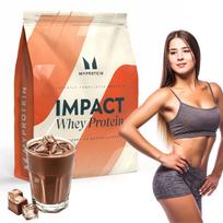 Išrūgų baltymų milteliai MYPROTEIN Impact Whey Protein 900g, šokoladinio pieno skonio