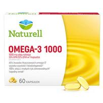Omega-3 1000 60 kapsulių maisto papildas Naturell