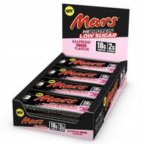 Baltyminis batonėlis MARS, šokolado ir aviečių skonio, 12 x 55 g, mažai cukraus