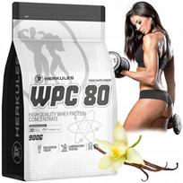 Išrūgų baltymai HERKULES WPC 80 900g su glutaminu