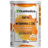 Vitamino C milteliai CBC EkaMedica 250g, apelsinų skonio