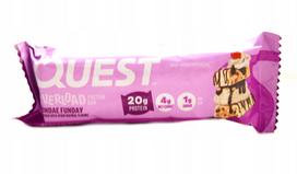 Baltyminis batonėlis Quest Nutrition Overload 63g be cukraus WPI MPI