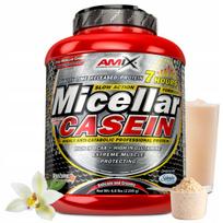 Baltyminis naktinis kondicionierius Amix Micellar Casein, vanilės skonio