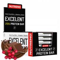 Baltymų batonėlis NUTREND BCAA Excelent x30 spanguolių