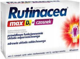 Maisto papildas Rutinacea Max D3 2000 su česnaku, 60 tablečių
