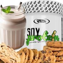 Sojos baltymų milteliai Real Pharm SOY PROTEIN 600g, CAKE