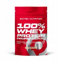 Išrūgų baltymai SCITEC 100% Whey Protein Professional 1000g braškių ir baltojo šokolado skonio