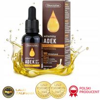 Vitaminų ADEK lašai 900, A D3 E K2 MK7, 180 dienų, SKOCZYLAS PL