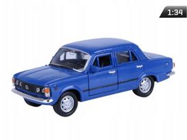 Metalinis modelis 1:34, PRL FIAT 125p, tamsiai mėlynas (A884F125G)