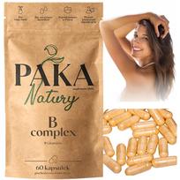 Vitaminų B kompleksas 60 kapsulių