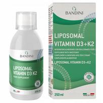 Vitaminų D3 ir K2 liposominis papildas Bandini, 250 ml