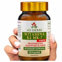 Vitaminas K2 MK-7 FORTE 200mcg, 120 kapsulių