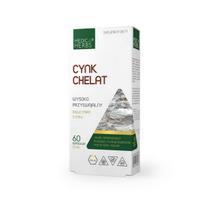 Maisto papildas MEDICA Zinc Glycinate, cinkas, regėjimui ir testosteronui