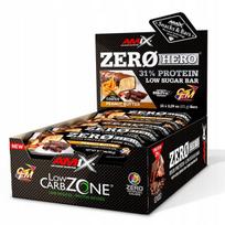 Baltyminis batonėlis Amix Nutrition Zero Hero 65g, vanilės ir migdolų