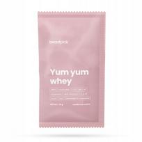 Baltymų kondicionierius moterims BeastPink YUM YUM WHEY PROTEIN WPC 30g vanilės