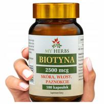 Vitaminas B7 Biotinas 2500 mcg 100 kapsulių odai, plaukams, nagams