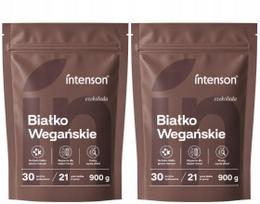 Augalinis baltymas Intenson, be laktozės, be cukraus, šokolado, 2 x 900 g