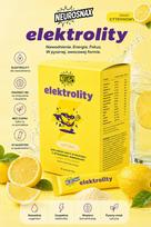 Maisto papildas Neuro Elektrolity After, žaliųjų citrinų ir citrinų skonio, 10 pakelių