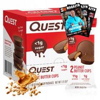 Energijos batonėliai QUEST NUTRITION Peanut Butter Cups 42g, 12 vnt.
