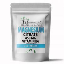 Magnio citratas su vitaminu B6, 240 tablečių
