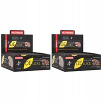 Baltyminis batonėlis NUTREND DeLuxe 60g, 32% baltymų, 12 vnt., Brownie