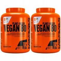 Baltyminiai žirnių ir ryžių izoliato milteliai 2x2000g, EXTRIFIT, 26g BCAA