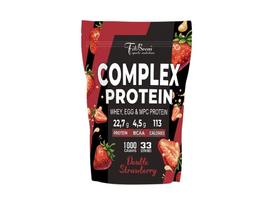 Baltyminiai milteliai FitBoom Complex Protein 1000g, dvigubos braškės