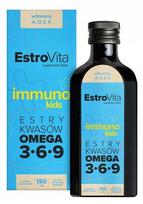 Maisto papildas vaikams EstroVita Immuno Kids omega 3-6-9, 150 ml