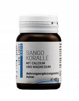 Maisto papildas SANGO KORALLE LIFE LIGHT japoniškas koralas kalcis + magnis 2:1 milteliai 45 g