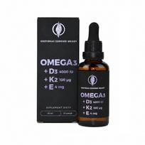 Maisto papildas Omega-3 + D3 K2 E lašai 50 ml, didelė EPA DHA koncentracija