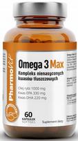 Maisto papildas PHARMOVIT OMEGA 3 MAX 1000 mg EPA DHA, 60 kaps.