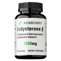 Ecdysterone 1000 mg maisto papildas raumenų stiprinimui ir atsistatymui