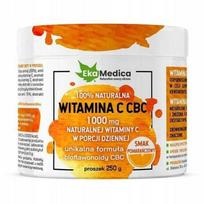 Vitaminas C 1000 mg 250 g milteliai Ekamedica