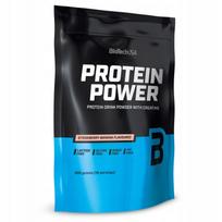 Baltymų kondicionierius BioTech Protein Power 500g braškių ir bananų skonio