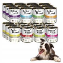 Šunų konservai Dolina Noteci Premium be žuvies, 24 x 400 g, įvairių skonių
