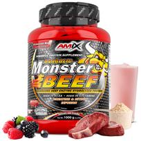 Baltymų hidrolizatas Amix Monster Beef 1kg, vaisių skonio