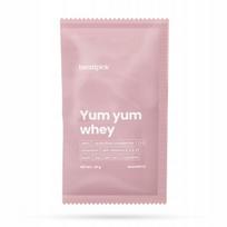 Baltymų kondicionierius moterims BeastPink Yum Yum Whey WPC 30g, braškinis