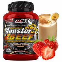 Jautienos baltymai be laktozės MONSTER BEEF PROTEIN 1kg
