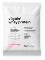 Išrūgų baltymų milteliai Vilgain Whey Protein Strawberry CFM 30g