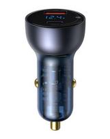 Automobilinis įkroviklis BASEUS, 65W, su LED, QC, PPS